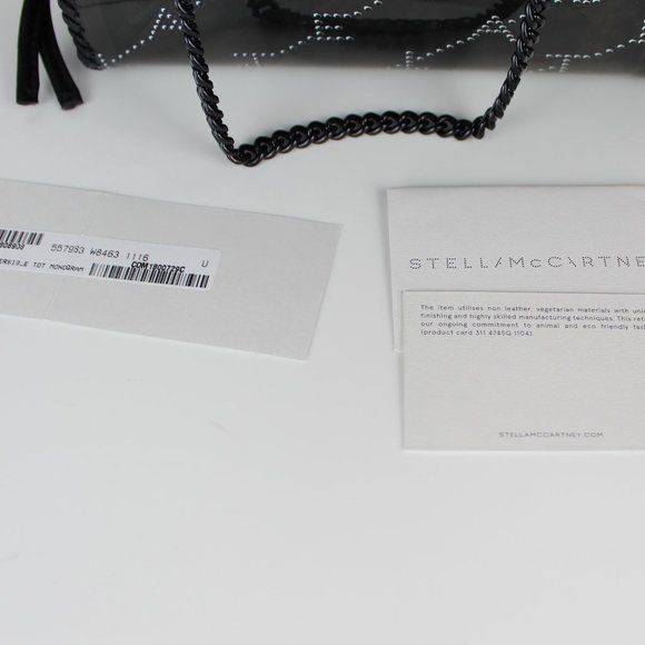 NEW STELLA MCCARTNEY Tote Small Monogram PVC Tote - Picture 9 of 16